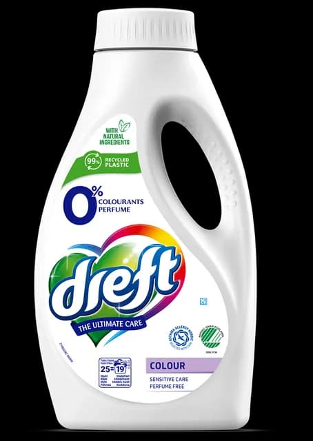 Dreft Sensitive Color Flytande Tvättmedel 1000 ml