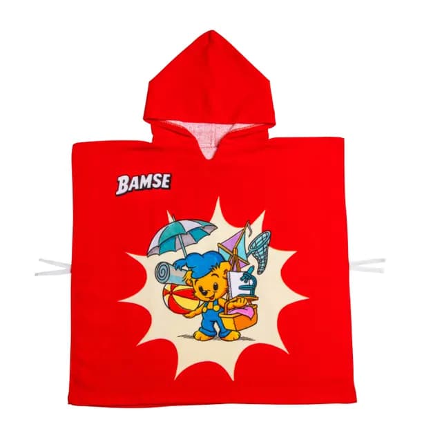 Swimpy Badponcho Bamse Stranden
