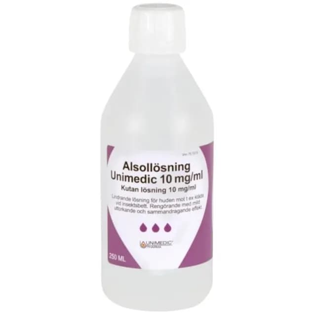 Alsollösning Unimedic 10 mg/ml 250 ml
