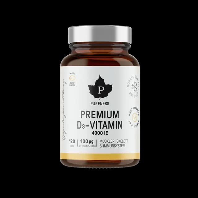 Pureness Premium D-vitamin 120 kapslar