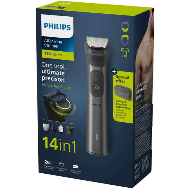 Philips Multigroom All-in-One Trimmer 14-i-1: Ansikte, Huvud & Kropp