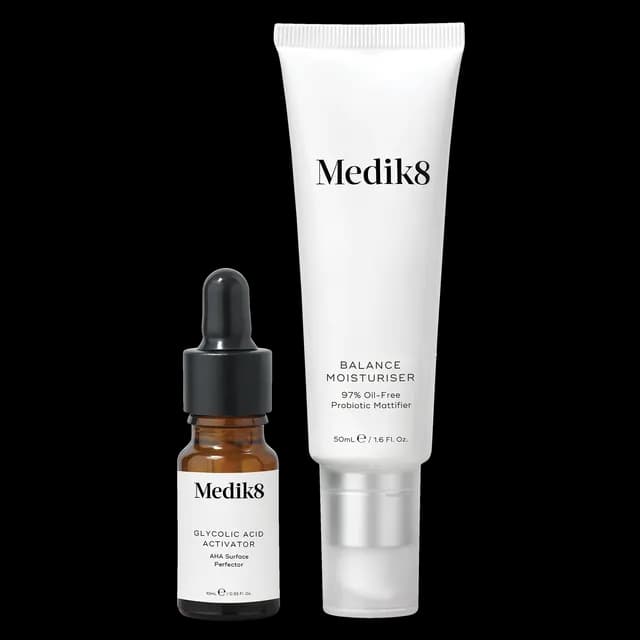Medik8 Balance Moisturiser with Glycolic Acid Activator 50 + 5 ml