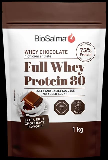 BioSalma Full Whey Protein 80 Choklad 1 kg