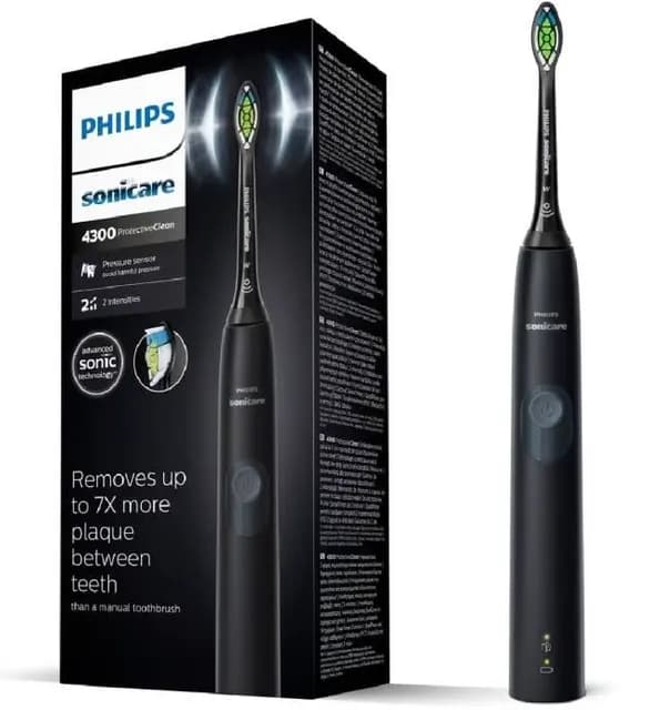 Philips Sonicare Protective Clean 4300 Eltandborste Svart