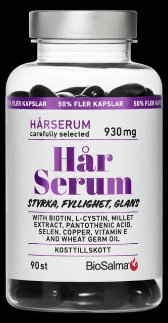 BioSalma HårSerum 90 kapslar
