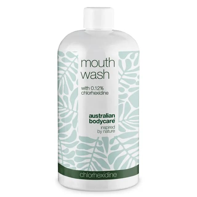 Australian Bodycare Mouth Wash with Chlorhexidine 500 ml