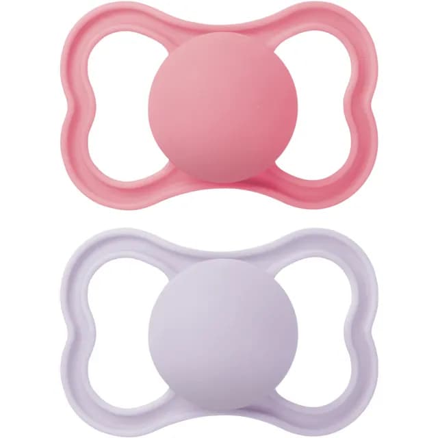 MAM Air Silicone Pink 6-16 mån 2 st