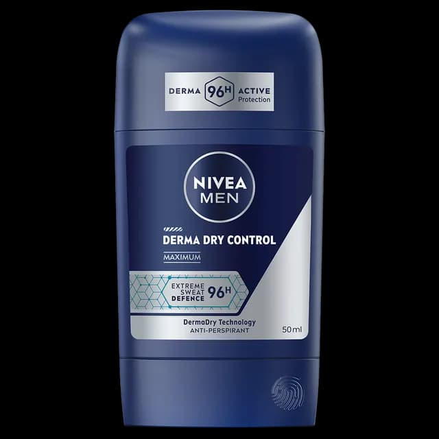 NIVEA MEN Antiperspirant Deo Stick Derma Dry Control Maximum 50 ml