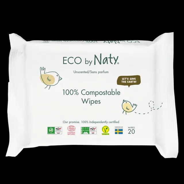 Naty Våtservetter Reseförpackning 20 st
