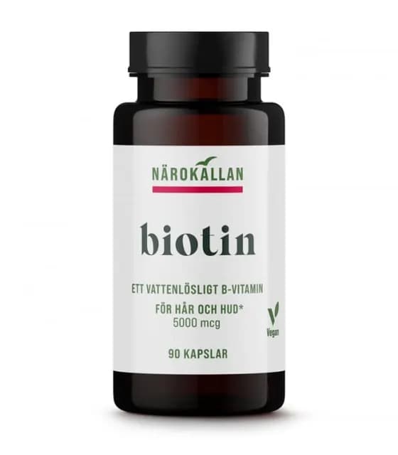 Närokällan Biotin 5000 mcg 90 kapslar