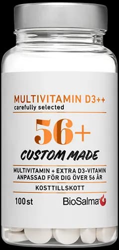 BioSalma Multivitamin 56+ D3++ 100 tabletter