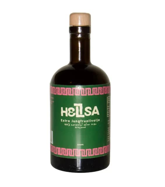 HELLSA Extra Jungfruolivolja Glasflaska 500 ml
