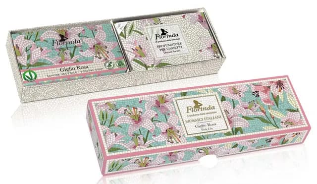 Florinda Gift Set Pink Lily Soap