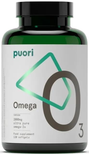 Puori O3 Omega-3 80% 2000 mg 120 kapslar