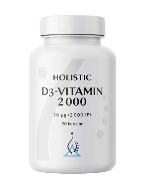 Holistic D-vitamin 2000 90 kapslar