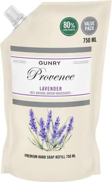 Gunry Flytande Tvål Premium Refill Lavender 750 ml
