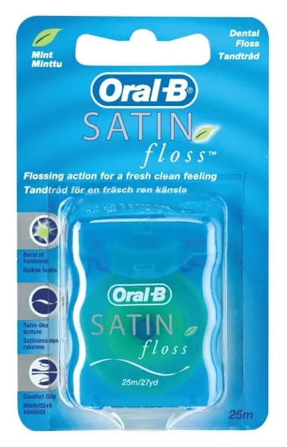 Oral-B Satin Floss Tandtråd Mint 25 m