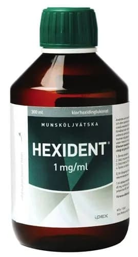 Hexident, munsköljvätska 1 mg/ml 300 ml