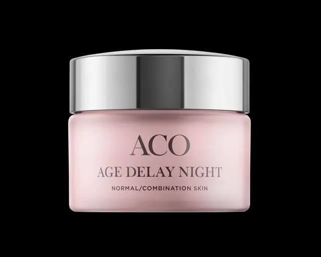 ACO Face Age Delay Night Cream Normal Skin Parfymerad Anti-age Nattkräm 50 ml