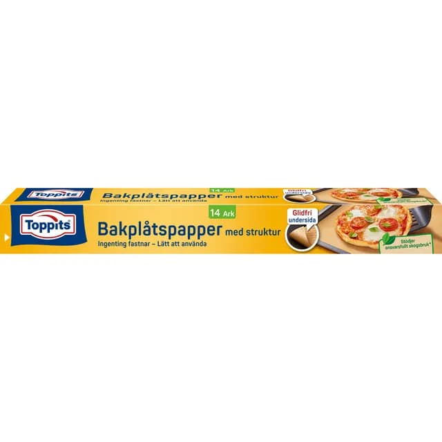 Toppits Bakplåtspapper Glidfri 14 ark