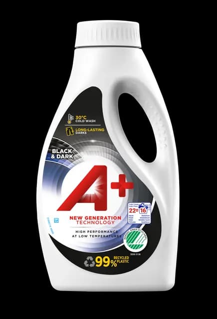 A+ Black Flytande Tvättmedel 880 ml