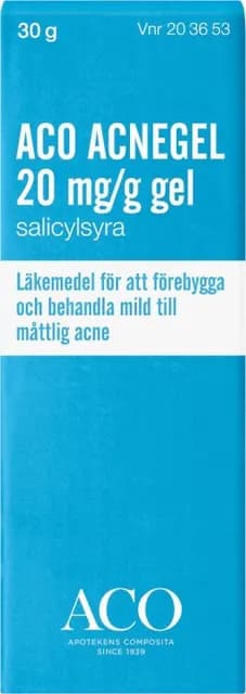 ACO Acnegel Behandling av Akne 30 g
