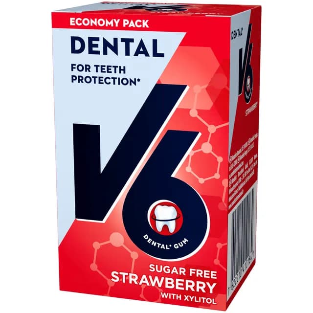 V6 Dental Strawberry Mint 70 g
