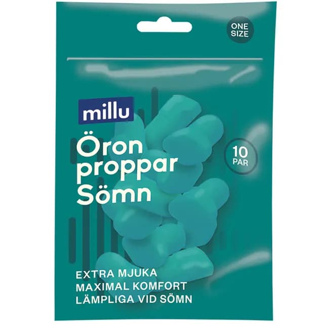Millu Öronproppar Sömn 10 par
