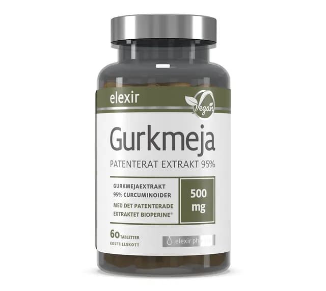 Elexir Pharma Gurkmeja 60 tabletter