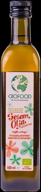 Biofood Sesamolja Kallpressad 500 ml