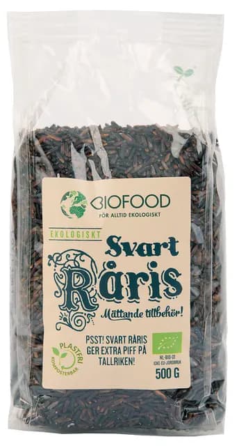 Biofood Råris Svart 500 g