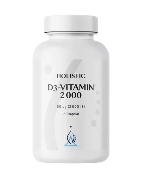 Holistic D-vitamin 2000 180 kapslar