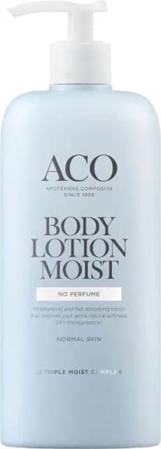 ACO Body Lotion Moist Parfymfri Kroppslotion 400 ml