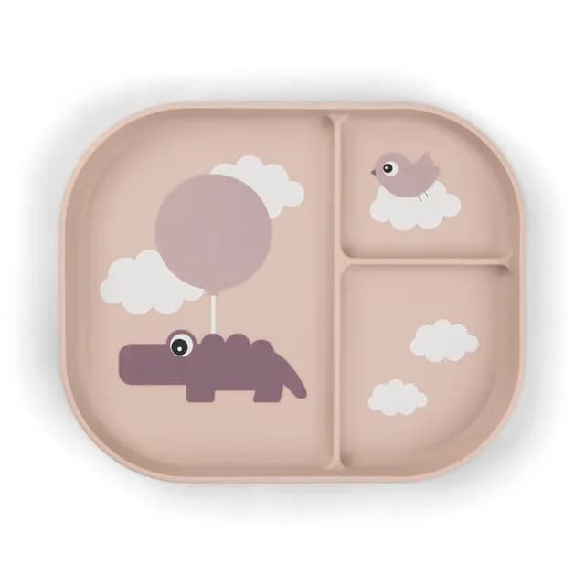 Done by Deer Foodie Uppdelad Tallrik Happy Clouds Powder