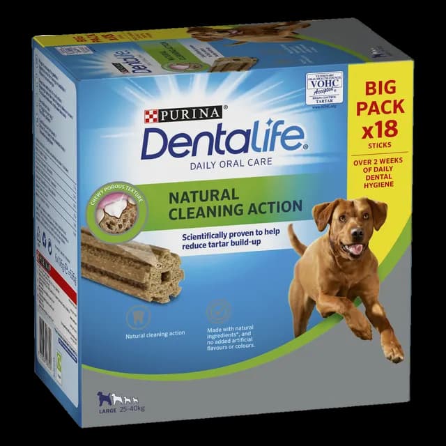 Purina DentaLife Large 25-40 kg Big Pack 18 st