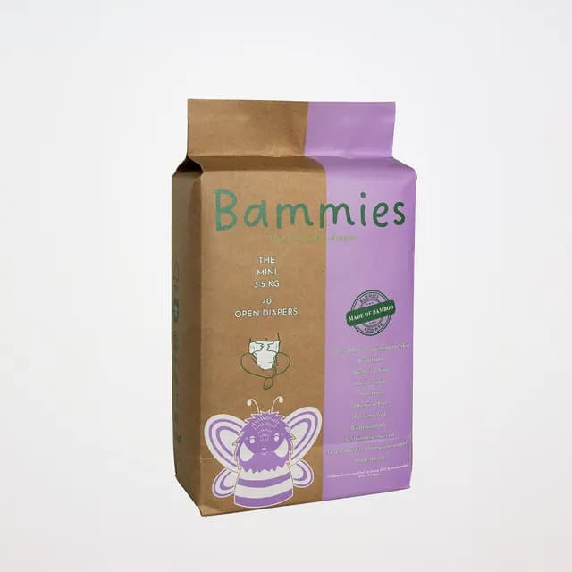 Bammies Bambublöjor The Mini 3-5 kg 40 St