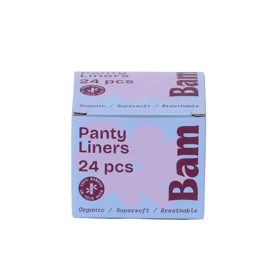 BAM Organic Bamboo Liners 24 st