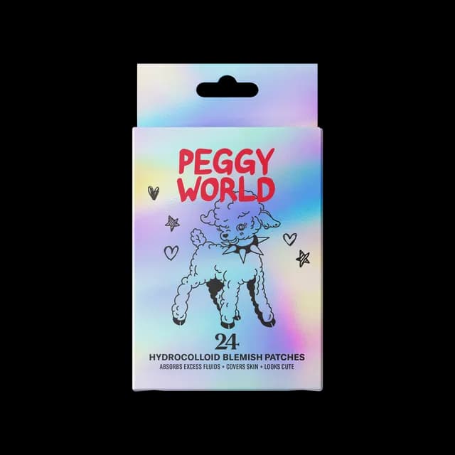 Peggy World Blemish Patches Hearts and Stars Holographic 24 st
