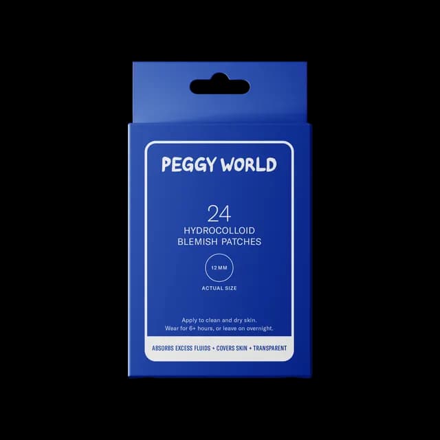 Peggy World Blemish Patches Round Transparent 24 st