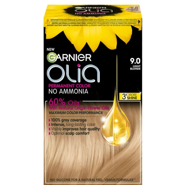 Garnier Olia Permanent Hårfärg 9.0 Light Blonde