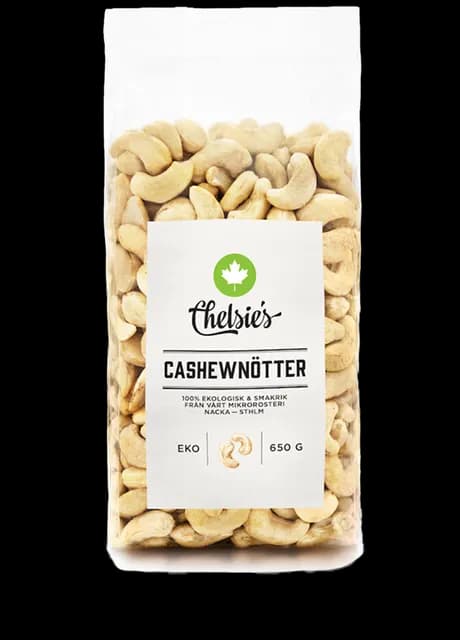 Chelsie's Cashewnötter 650 g