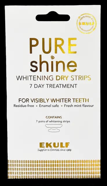 Ekulf PURE Shine Whitening Dry Strips 7 st