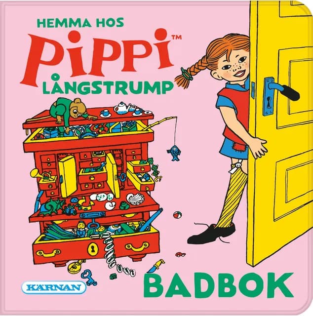 Hemma hos Pippi Långstrump Badbok