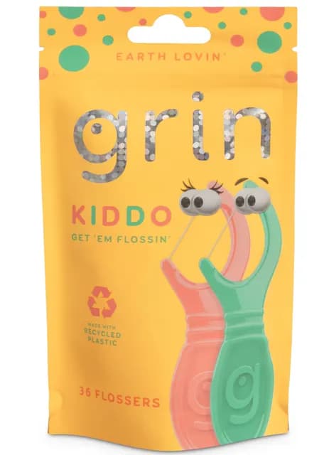 Grin Kiddo Tandtrådsbygel Flossypyx 36 st