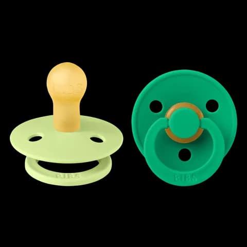 BIBS Colour Latex Size 1 Matcha/Cactus 2-pack