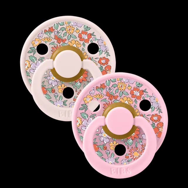 BIBS x Liberty Colour Oscar Meadow Latex Size 1 Petal Mix 2-pack