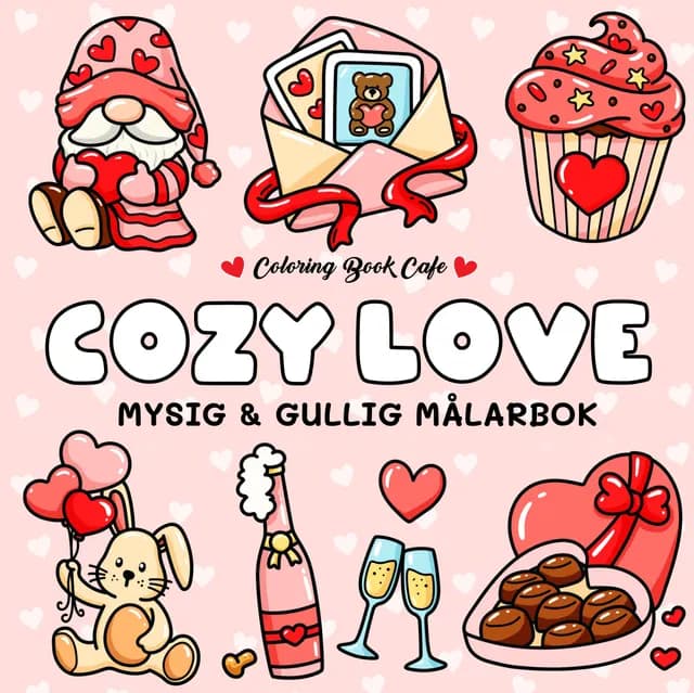 Målarbok Cozy Love