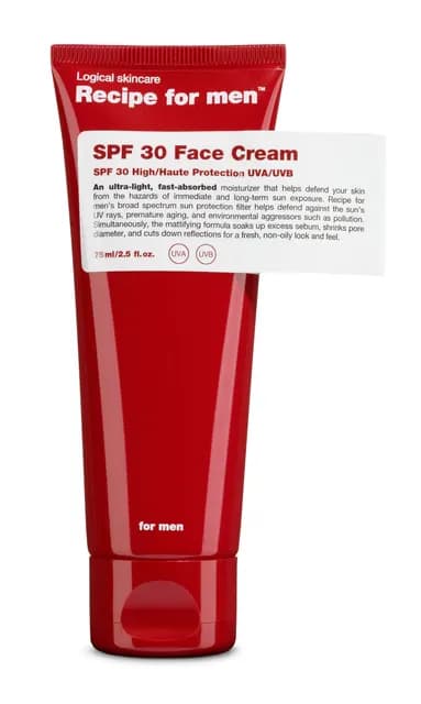 Recipe for men Face Cream SPF30 75 ml