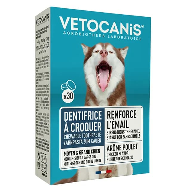 Vetocanis Tandtabletter Hund 30 st