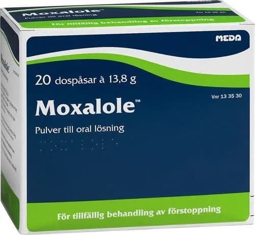 Moxalole, pulver till oral lösning i dospåse 20 st